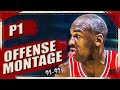 Michael Jordan UNRIVALED Offense & Defense Highlights Montage 1991/1992 (Part 1) 1080p HD- BLACK CAT