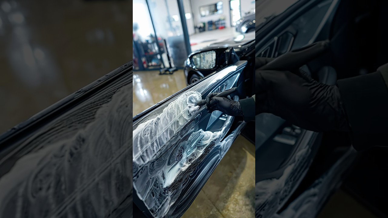 AutoLAB salono valymo proceso vaizdo įrašo kadras