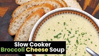 Slow Cooker Broccoli Cheese Soup