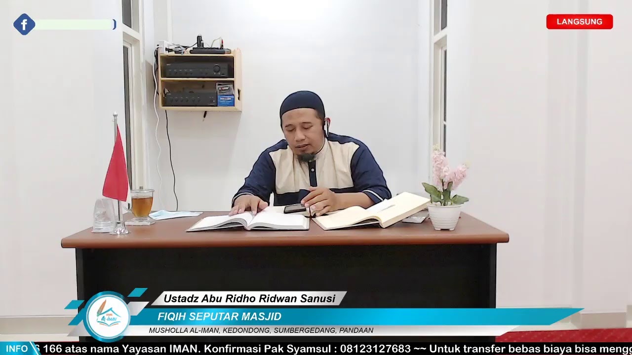 FIQIH SEPUTAR MASJID - Ustadz Abu Ridho Ridwan Sanusi - YouTube