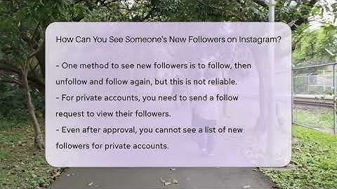 How Can You See Someone