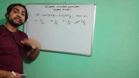 Shortcut Tricks onMATHEMATICS/ inverse trigonometry/IOE/BSC.CSIT/BSC.AG/BSC.FORESTRY