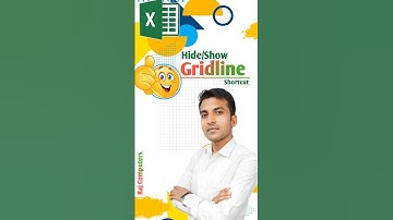 Gridline Hide and show in excel  | Raj Computers | Raj sir #shorts #rajcomputers #rajsir