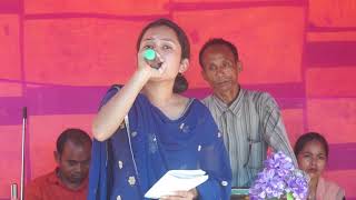 ও মোড় সোনা রে সোনা , আসা দিয়া ভাসাইলেন সোনা রে সাগরের জলে রে ।। রাজ্যে প্রথম সুস্মিতা দাস