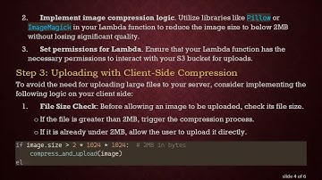 How to Generate AWS Presigned URLs for Uploading Compressed Images in Python