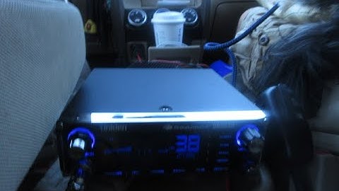 Simple CB radio mobile set up for skip shooting