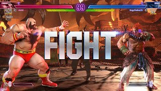 Street Fighter 6 Asase Rank Zangief Vs Daigothebeast Rank Akuma Ranked Matchs