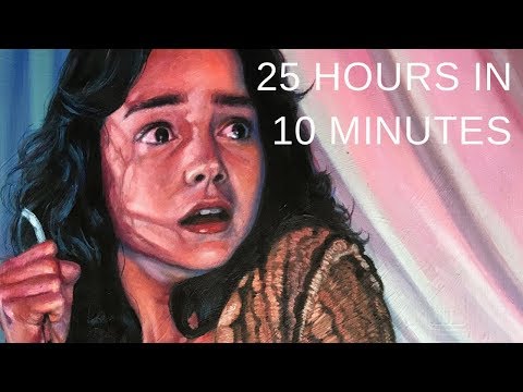 painting-timelapse-||-susie-bannion-from-"suspiria"-(1977)