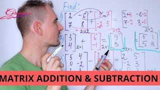 How to ADD and SUBTRACT Two MATRICES