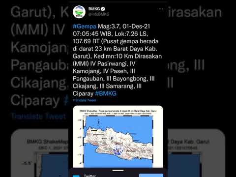 info update terbaru dari bmkg, gempa garut #bmkg #gempa