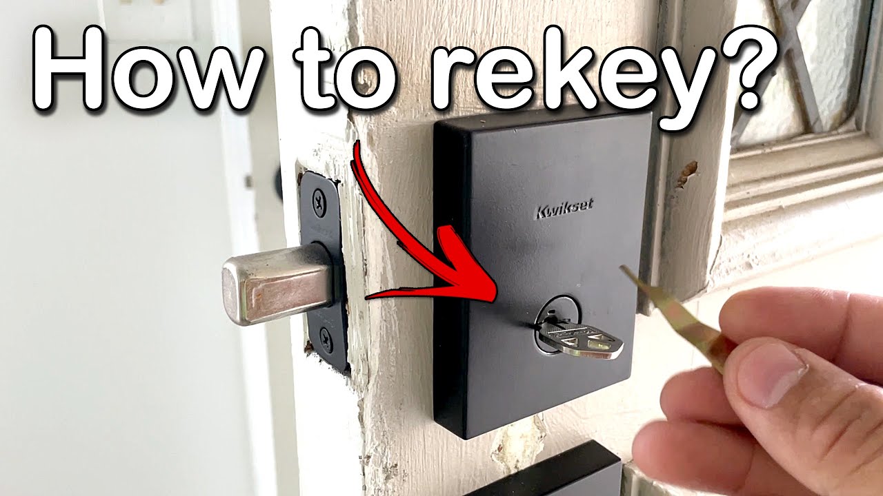 How to Rekey a Kwikset Doorknob or Deadbolt YouTube