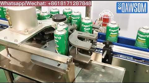 Fully automatic aerosol filling machine production line Q-PT-5000 - 3000 to 36000 cans / hour