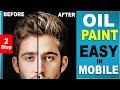 Oil Painting Effect mobile | HAIR oil painting| digital painting in mobile APPS