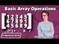 #27 Basic array operations (addition, subtraction, multiplication, division) | NumPy Tutorial - 7