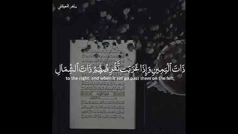 ما تيسر من سوره الكهف _ ماهر المعيقلي _ حالات واتس اب