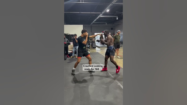 Damn Terence Crawford Out Body Slamming Dudes in The Gym
