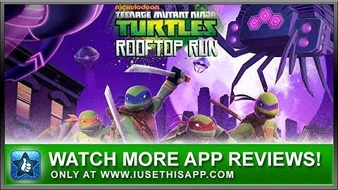 Teenage Mutant Ninja Turtles: Rooftop Run iPhone App Review