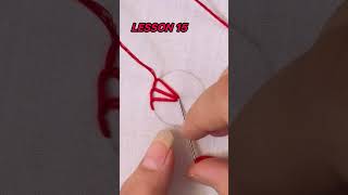 Buttonhole Stitch Tutorial | Hand Embroidery for Beginners #15