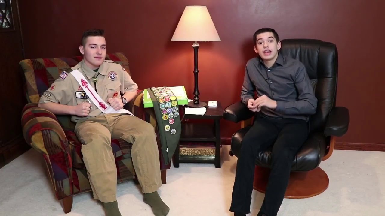 Evin ersan interviews a boy scout backwards - YouTube
