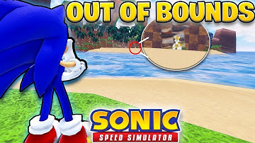 How to Go OUT OF BOUNDS in the NEW Lobby! (Sonic Speed Simulator Glitch)