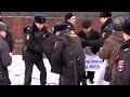 Полиция блокирует пикет за отставку Собянина