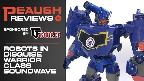 Video Review - Transformers: Robots in Disguise - Warrior Class SOUNDWAVE