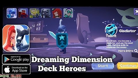 Dreaming Dimension : Deck Heroes Gameplay (Android/iOS)