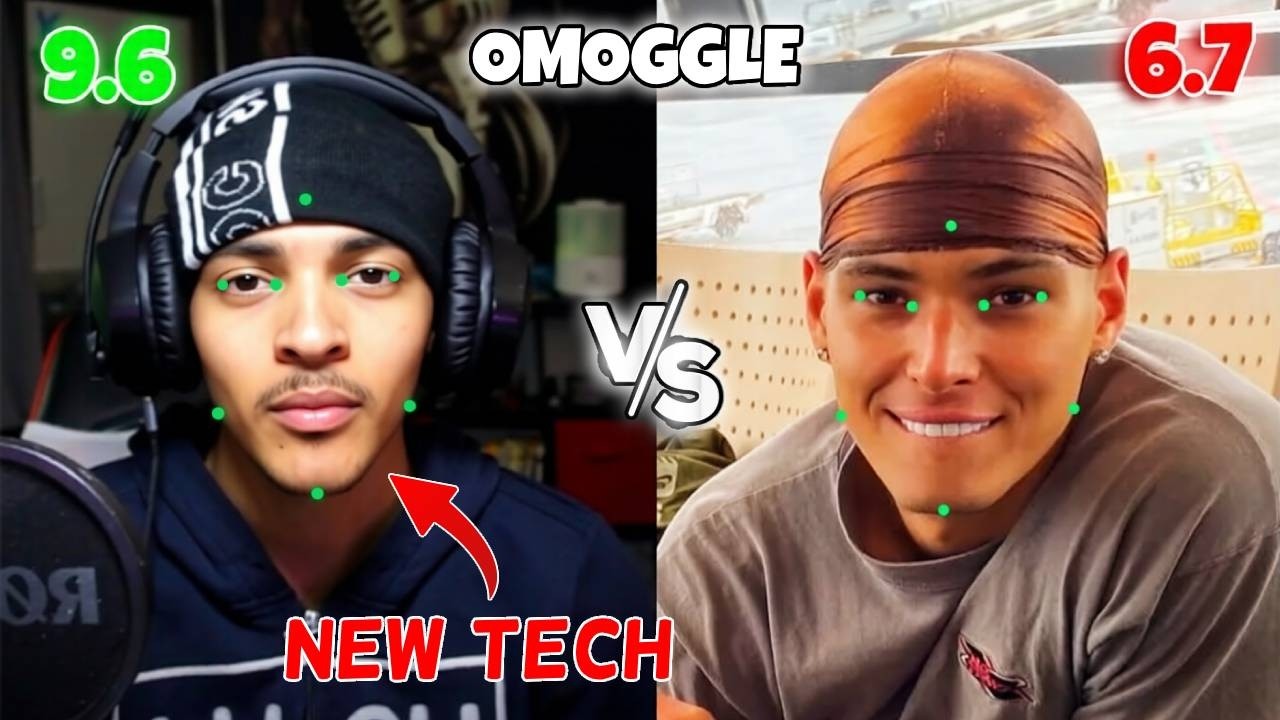 mogging EVERYONE on omoggle.. - YouTube