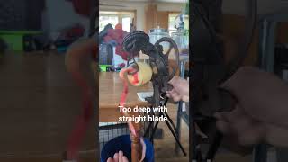 Troubleshooting my antique apple peeler