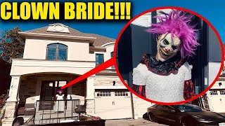 THIS CRAZY KILLER CLOWN BRIDE CAME TO OUR HOUSE TO GET MARRIED