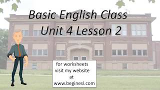 Famous Basic English Class Unit 4 Lesson 2 Profile