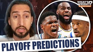 NBA Playoff Predictions: Lakers-Timberwolves, Playoff Jimmy ERUPTS in Warriors win | Nick Wright