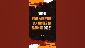 🤯Top 5 programming languages to learn in 2025 🧐