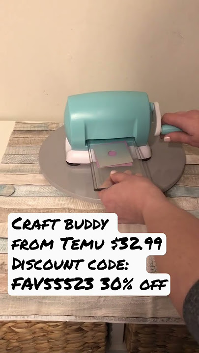 Unboxing Craft Buddy Mini Die Cutting Machine For Scrapbooking and