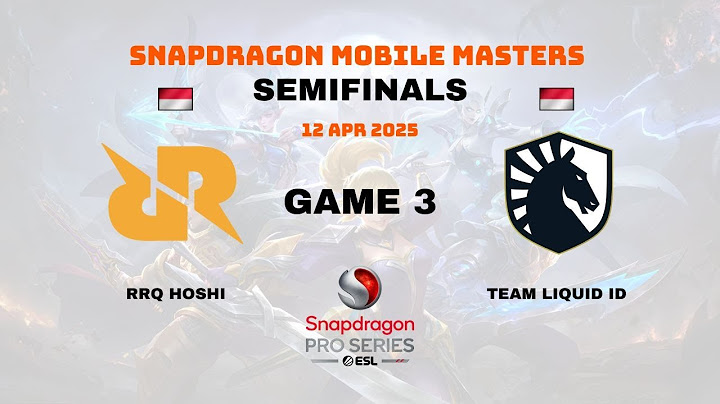 RRQ Hoshi vs Team Liquid ID Game 3 | Snapdragon Mobile Masters Playoffs | Semifinals