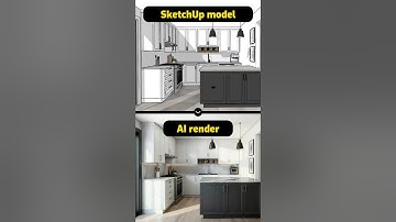Render your SketchUp interior designs in seconds using AI