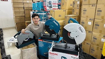 ✅ Máy cắt sắt bàn Makita Bosch giá khuyến mại M2401,Lw1401,GCO230
