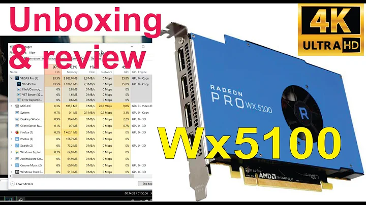AMDラディアンプロWX5100のアンボクシングとレビュー - 詳細