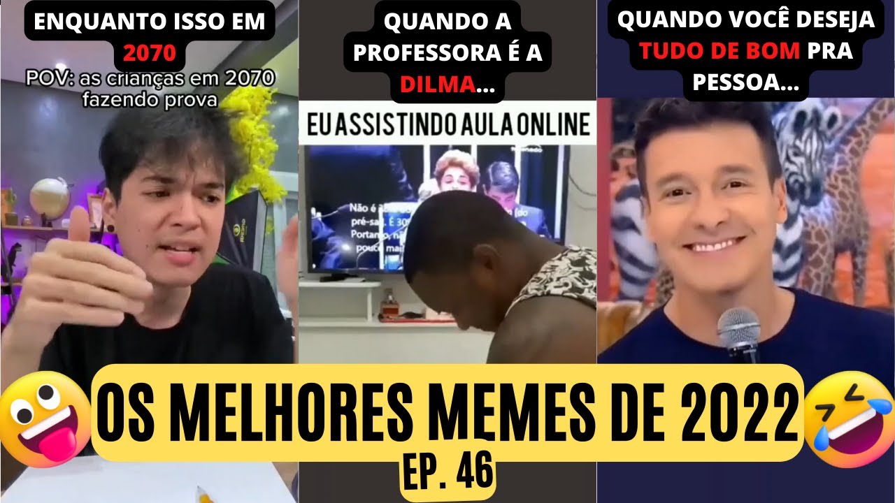 SE RIR VOCÊ PERDE! VÍDEOS ENGRAÇADOS 2022 🤣😂😅 - Melhores Memes [tente  não rir] Ep. 46 