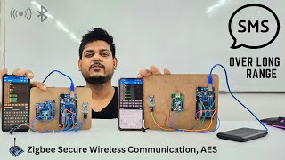 SMS Over long range | Zigbee Secure Wireless Communication using AES | Best Defence Army Project