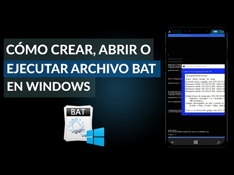 Cómo Crear, Abrir o Ejecutar un Archivo BAT en Windows Fácilmente