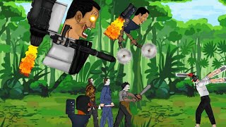 Chawinsaw Man VS Leatherface, Skibiridop Toilet, Michel Myers, Jason, DC2 Animation Battle