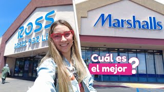 ROSS vs MARSHALLS  De COMPRAS por las tiendas MÁS BARATAS DE CALIFORNIA