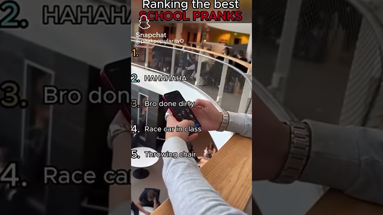 Ranking the best school pranks