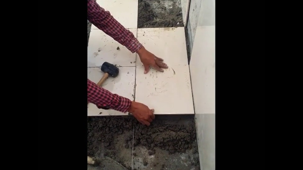  Cara  pasang  keramik lantai kamar  mandi  YouTube