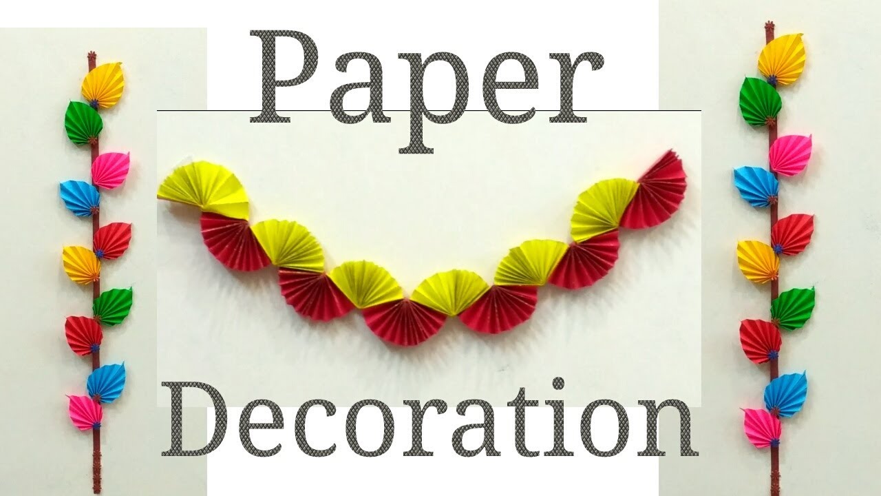 Paper Decoration || Teacher\'s Day Decoration || Birthday Party ...