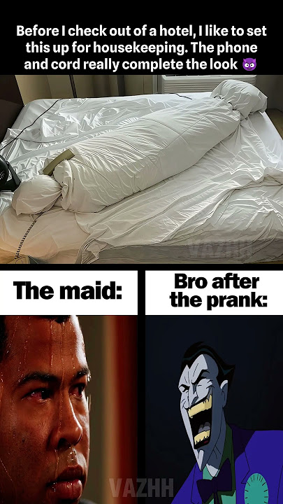 Hotel room prank😈