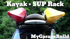 Stand Up Paddle Board and Kayak Roof Rack DIY Custom Home Made