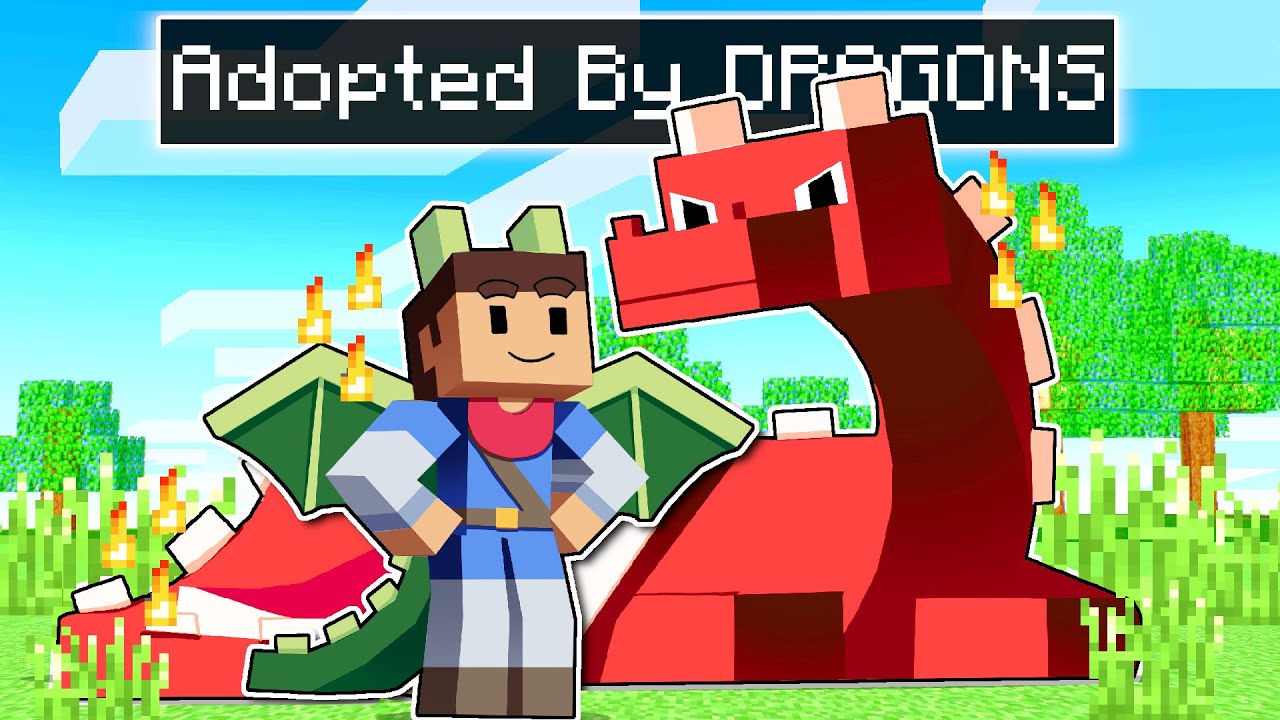 Adopted By DRAGONS In Minecraft ...