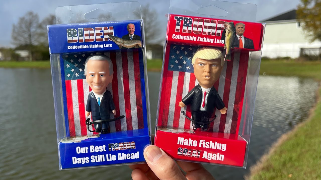 PRESIDENTIAL FISHING LURE CHALLENGE!!! (Trump vs. Biden - Who is Better?!)  